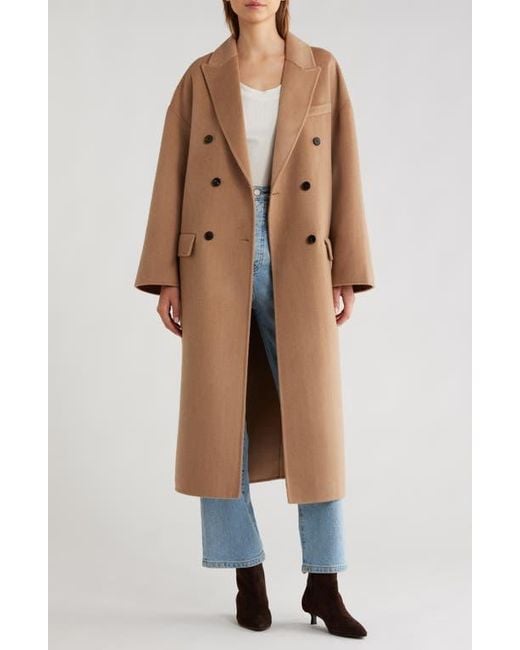 Reiss Natural Lara Double Breasted Coat
