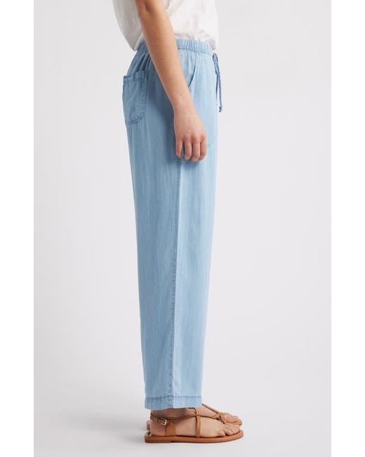 Beach Lunch Lounge Blue Inaya Chambray Drawstring Pants