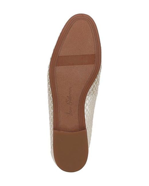 Sam Edelman White Loraine Mesh Flat