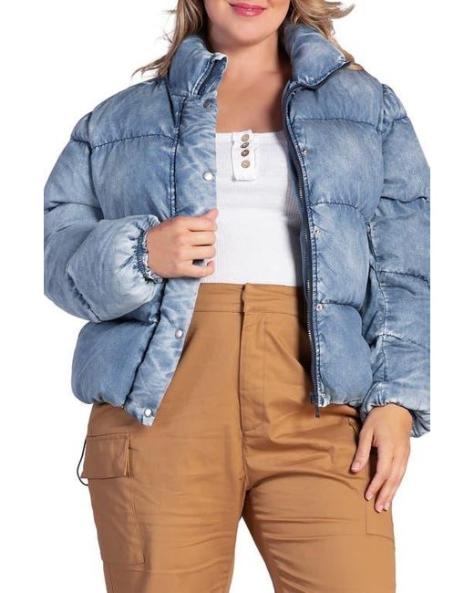 Standards & Practices Blue Polaris Puffer Jacket