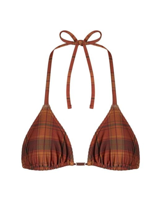 Oddli Red Bikini Top