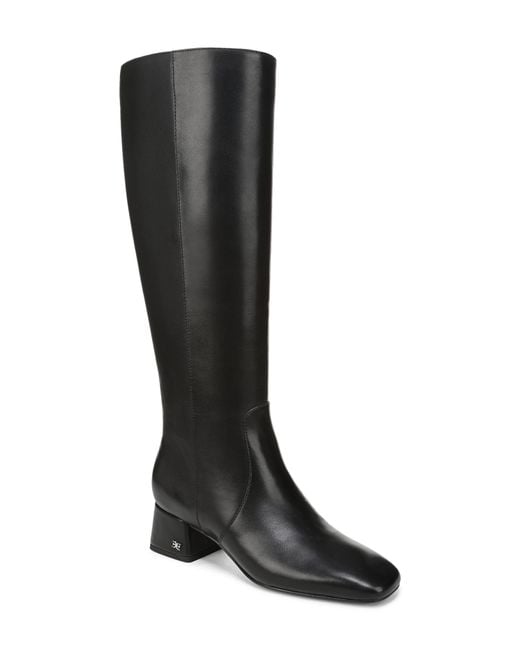 Sam Edelman Black Porter Knee High Boot