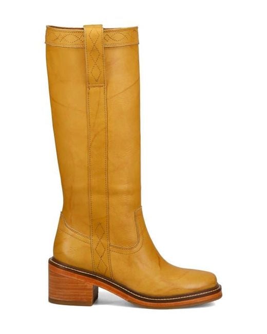Frye Brown Kate Block Heel Boot