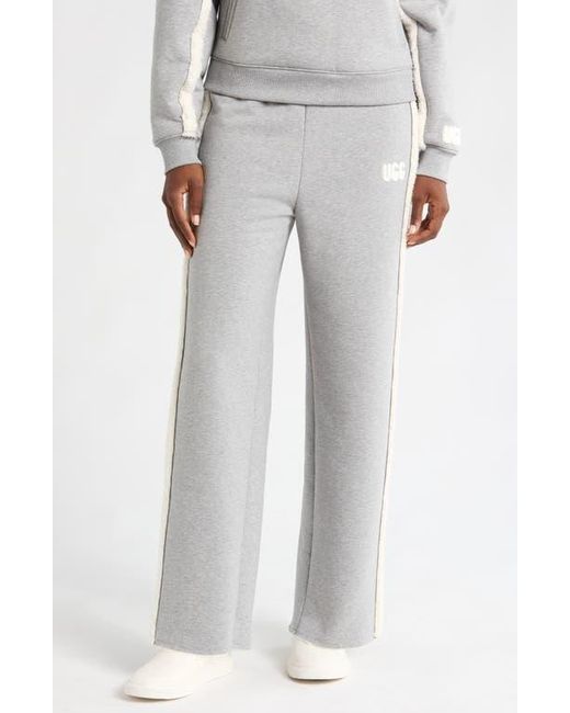 UGG Myah Bonded Fleece Pants in Gray Lyst