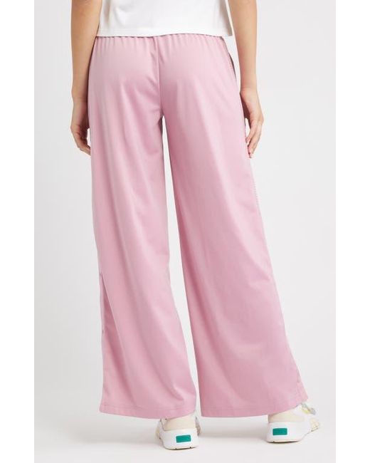 PUMA Pink Low Rise Popper Side Snap Pants