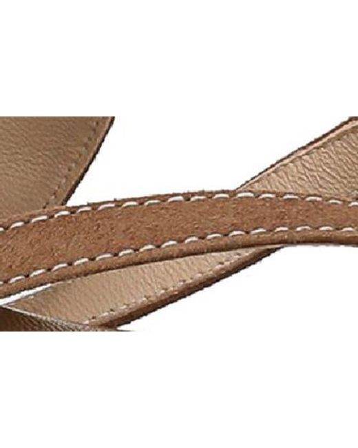 Veronica Beard Brown Salva Sandal