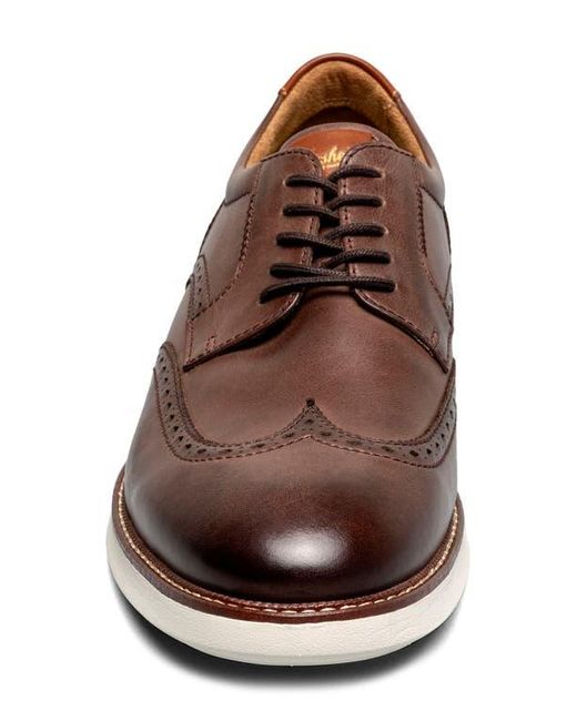 Florsheim Brown Launch Wingtip Derby for men