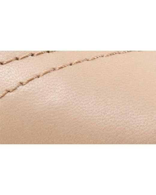 Trotters Natural Sasha Square Toe Flat