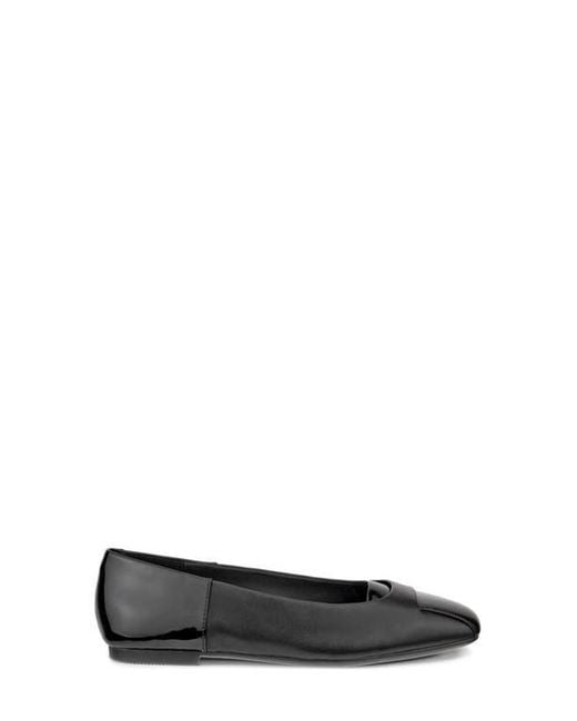 Ecco Black Margot Origami Ballet Flat