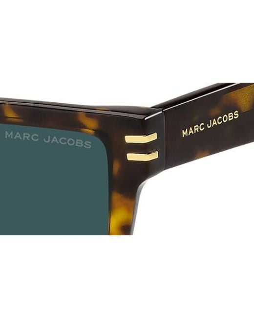 Marc Jacobs Black 54Mm Rectangular Sunglasses for men