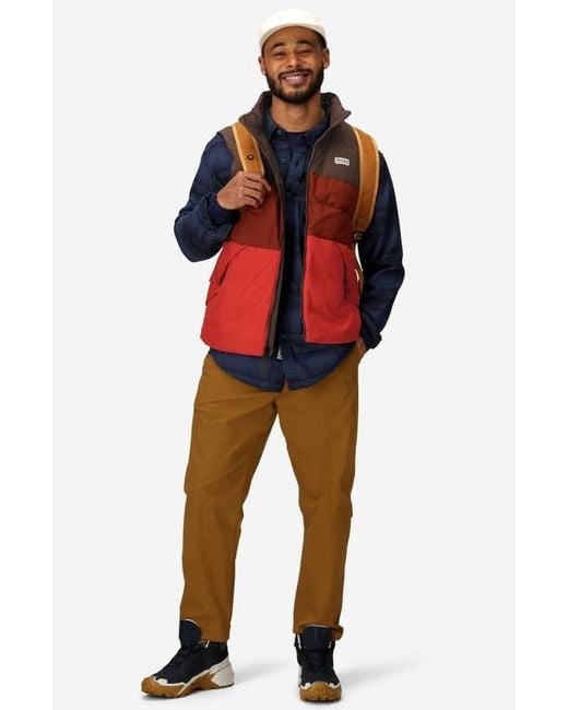 Marmot Red Ares Packable Recycled Nylon 700 Fill Power Down Puffer Vest for men