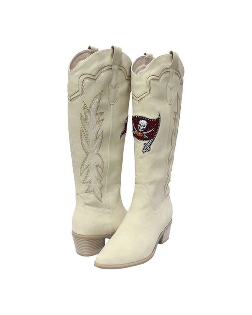 Cuce Natural Tampa Bay Buccaneers Cowboy Boots At Nordstrom