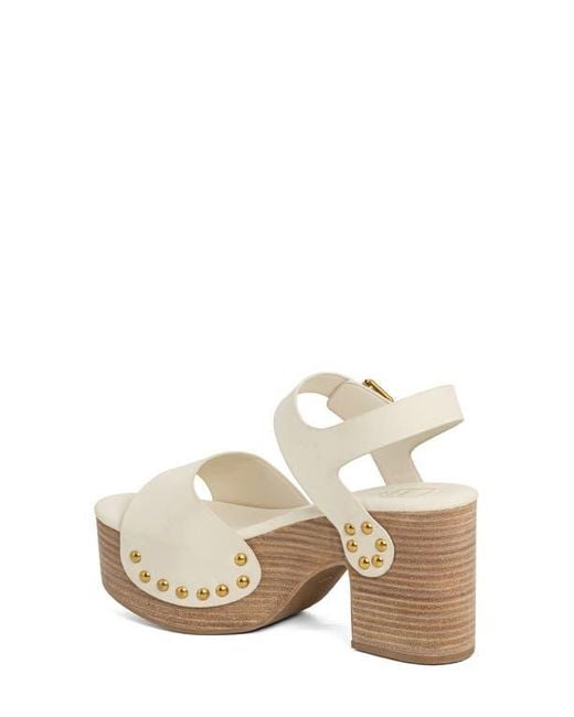 Shu Shop Natural Gia Ankle Strap Platform Sandal