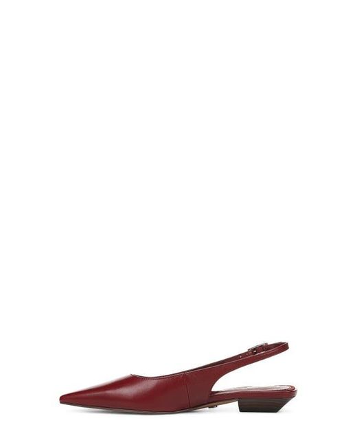 Sam Edelman Red Netty Slingback Pointed Toe Flat