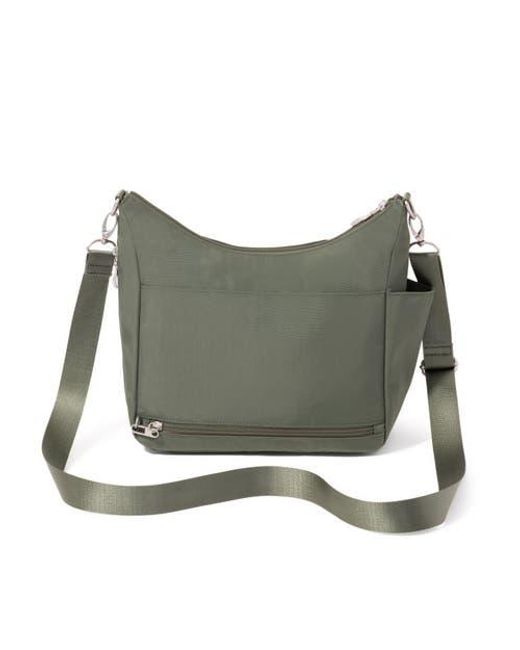 Baggallini Green Modern Everywhere Hobo Crossbody Bag With Wristlet