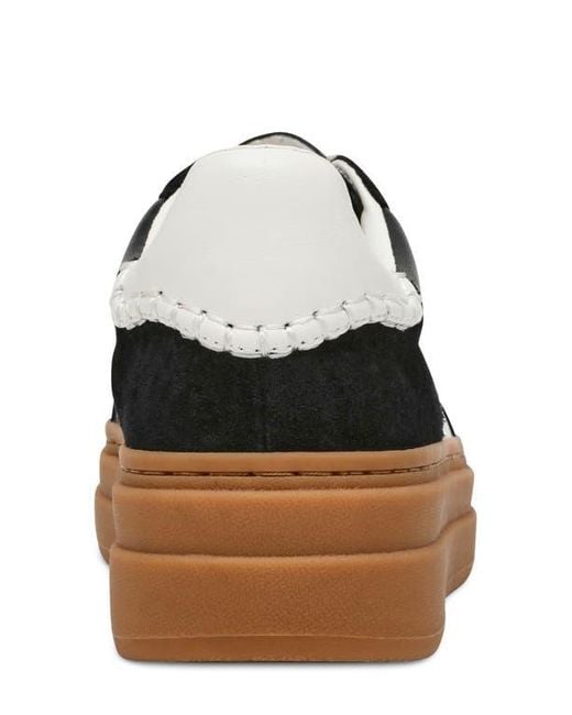 Steve Madden Black Dodge Platform Sneaker