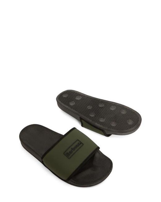 Barbour Green Cresswell Slide Sandal for men