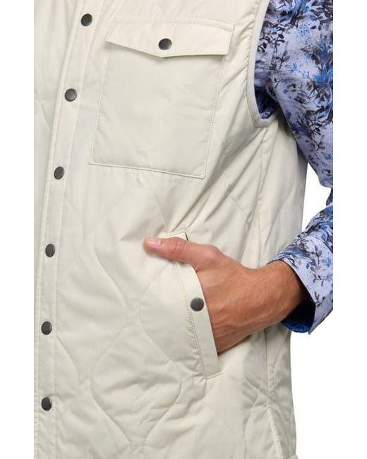 Brooklyn Brigade Multicolor Solid Quilted Puffer Vest for men