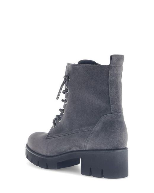 Gabor Blue Lug Sole Bootie