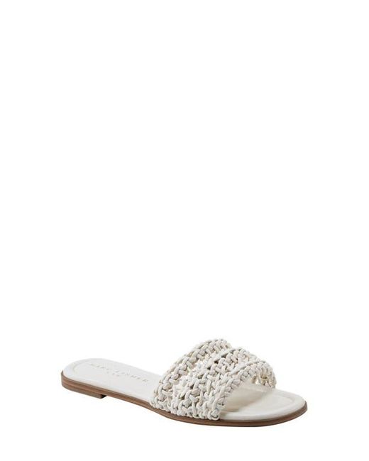 Marc Fisher White Vickee Slide Sandal