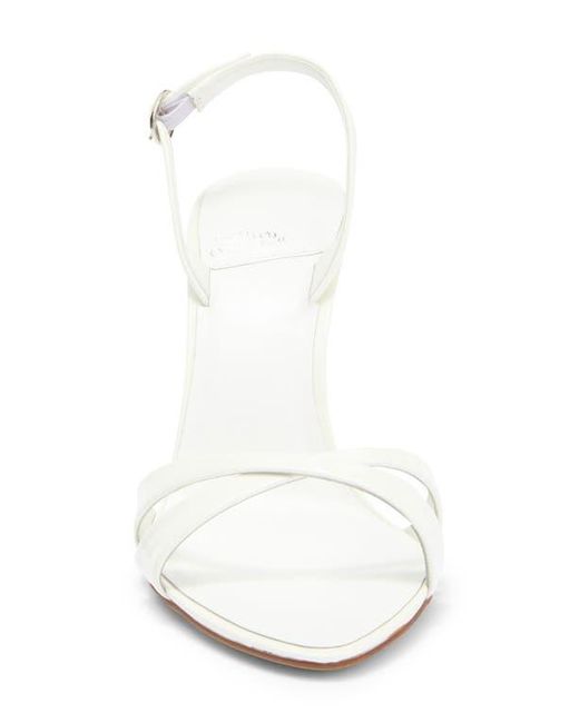 Jeffrey Campbell White Marielle Slingback Sandal