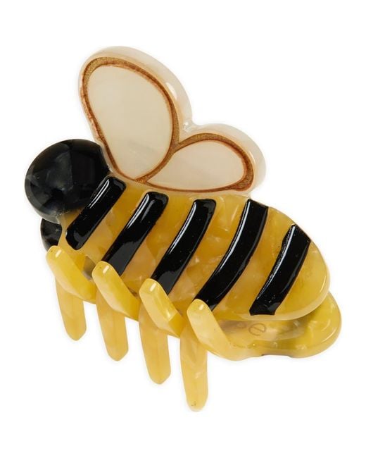 Solar Eclipse Yellow Mini Bee Claw Clip