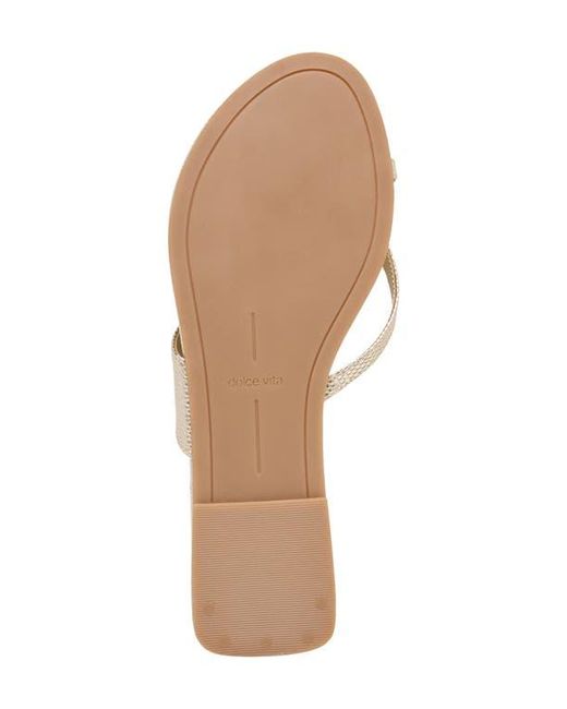 Dolce Vita Multicolor Lenex Toe Loop Sandal