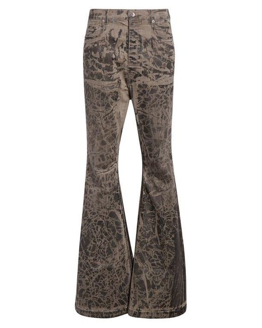 Rick Owens Gray Bolan Bootcut Jeans for men