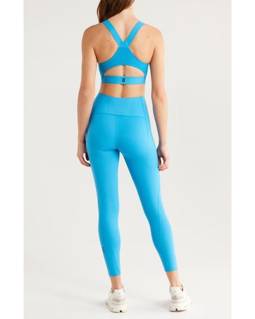 On Shoes Blue Studio Crop Leggings