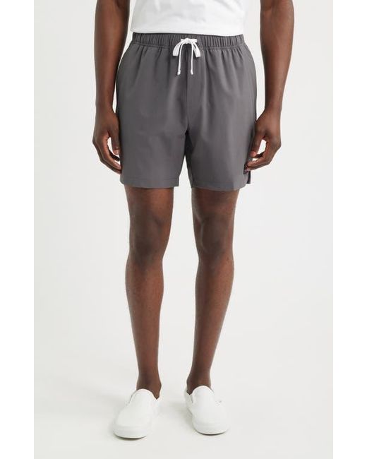 Dark Seas Gray Warwick Stretch Drawstring Shorts for men