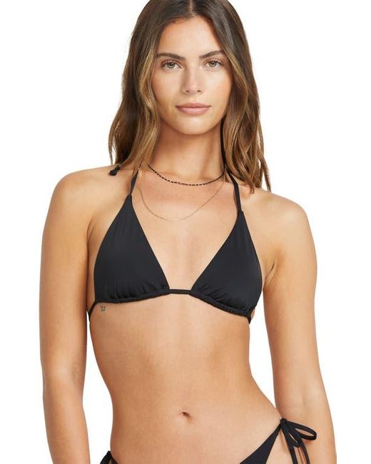 Billabong Brown Sol Searcher Triangle Bikini Top