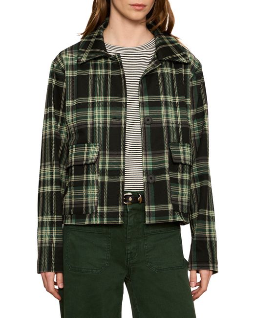 Sanctuary Green Avid Plaid Jacket