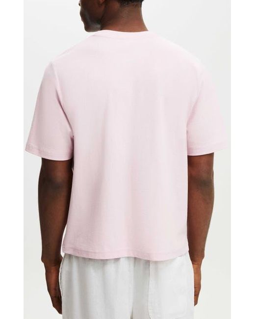 Cotton On Red Cropped Fit Graphic T-Shirt for men