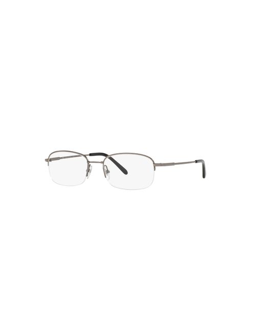 Sferoflex Gray 52Mm Rectangle Optical Glasses for men