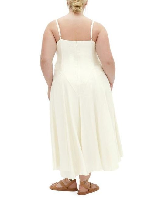 City Chic White Clara Maxi Dress