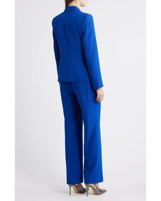 Tahari Blue Double Breasted Two-Piece Suit