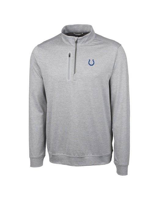 Cutter & Buck Indianapolis Colts Big & Tall Stealth Quarter-zip ...