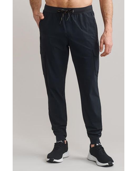 Rhone Blue Invictus Stretch Nylon Ripstop Cargo Joggers for men