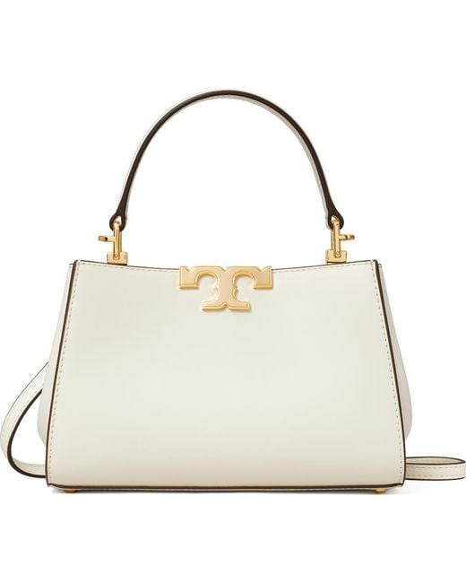 Tory Burch Natural Mini Eleanor Leather Satchel