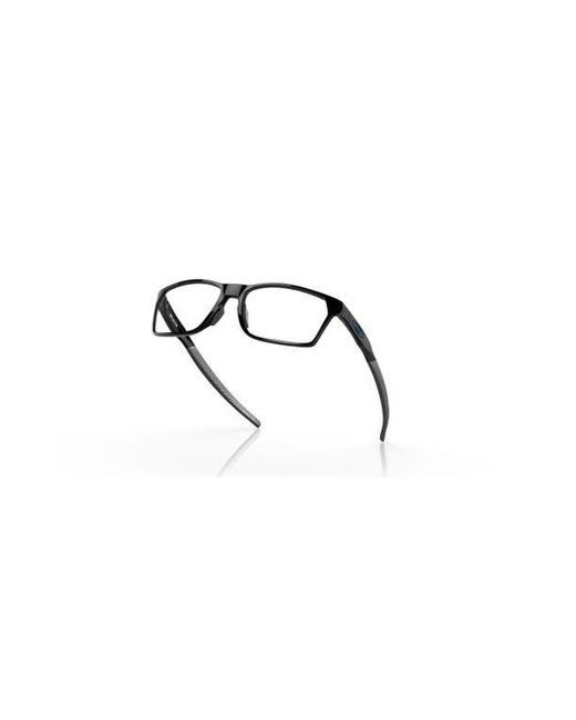 Oakley Black 55Mm Rectangle Optical Glasses for men