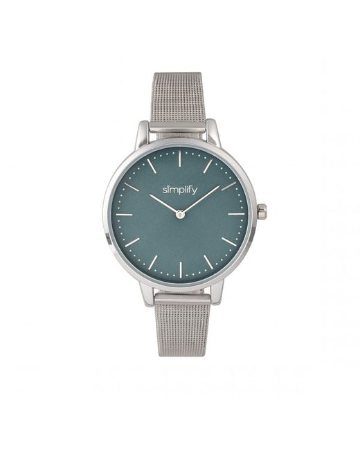 Simplify Metallic The 5800 Mesh Bracelet Watch
