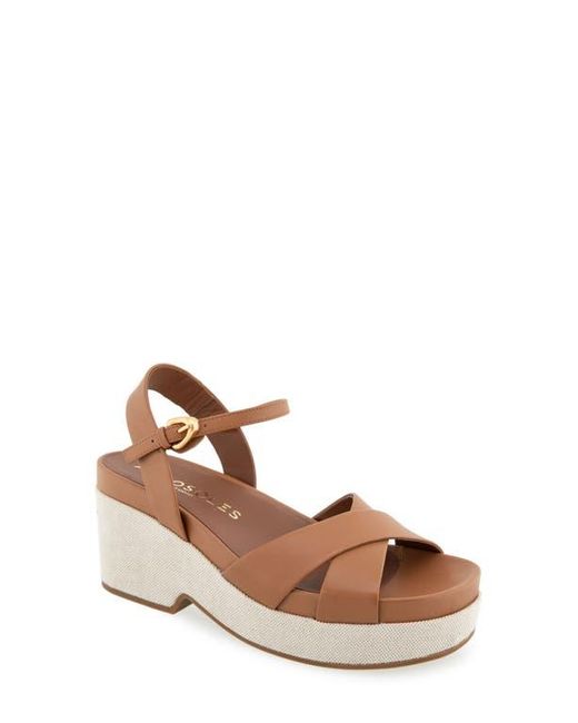 Aerosoles Brown Chabella Platform Sandal