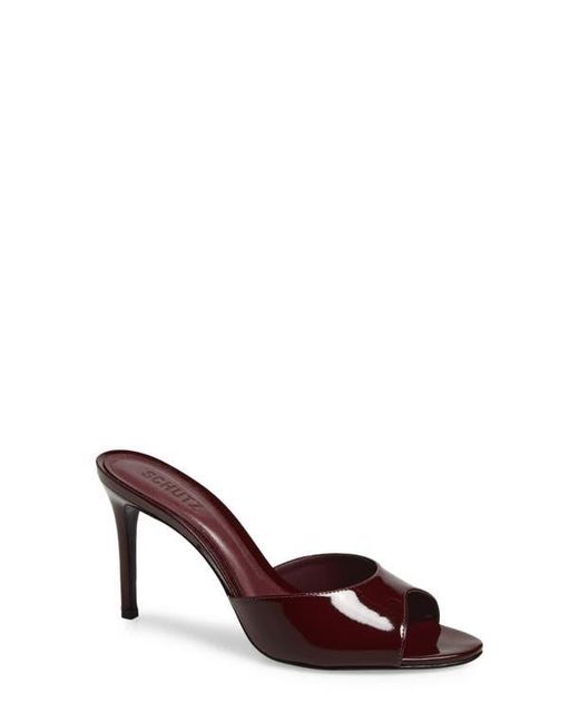 SCHUTZ SHOES Brown Cloe Slide Sandal