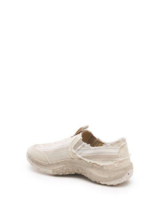 HOLO Footwear White Athena Canvas Slip-On Shoe