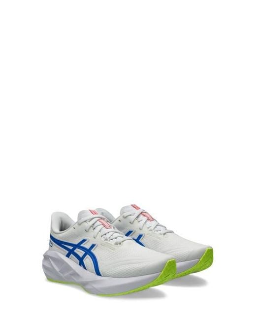 Asics White Novablast 5 Atc Track Club Running Shoe