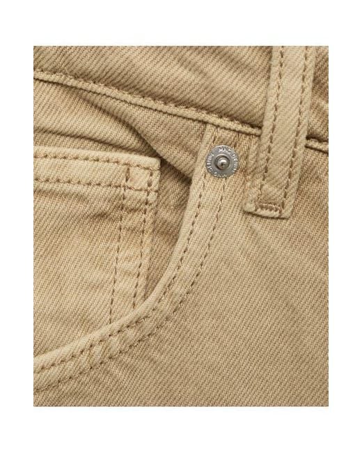 Mango Natural Relaxed Fit Denim Bermuda Shorts for men