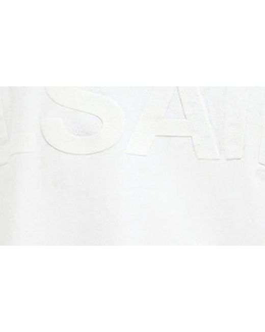 AllSaints White Biggy Logo Graphic T-Shirt for men