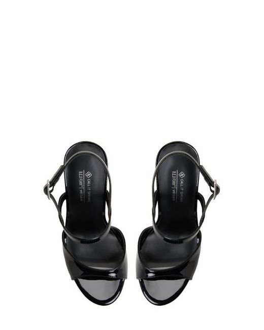 ALDO Black Fiercee Slingback Platform Sandal