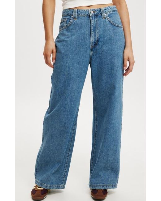 Cotton On Blue Low Super Baggy Jean