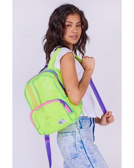 Mokuyobi Yellow Mesh Mini Backpack